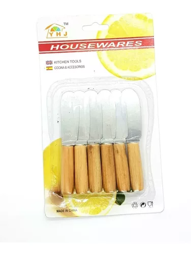 Set x6 untadores mango de madera