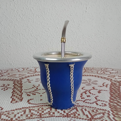 Mate calabaza bocon azul