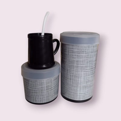Set de mate plastico con diseño