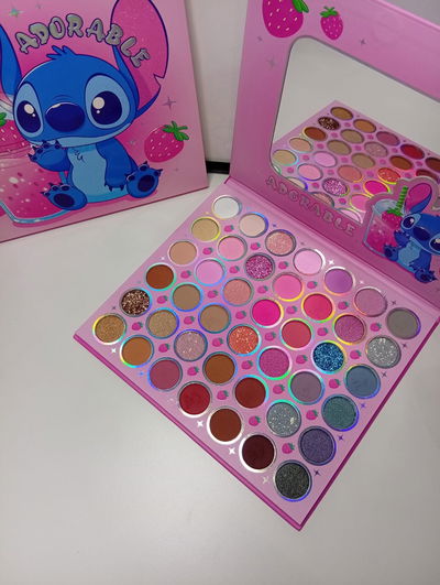 Paleta de sombras Stitch x 42 colores con espejo