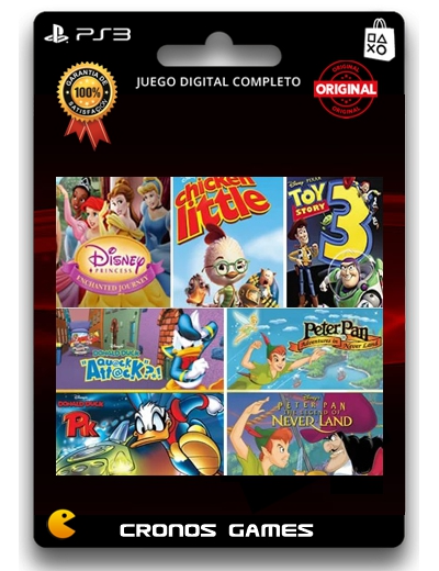 Combo Disney - Juegos Digitales para PS3 - Lista en la Descripción