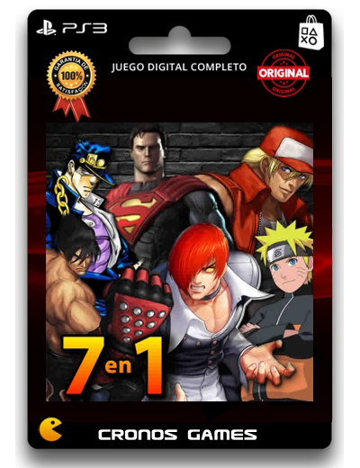 Combo Fight 7 en 1 - Juegos Digitales para PS3 - Lista en la Descripción