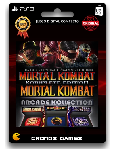 Combo Mortal Kombat Ultimate - Juegos Digitales para PS3 - Lista en la Descripción