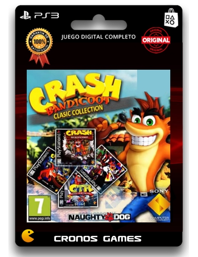 Crash Bandicoot Collection - Juegos Digitales para PS3 