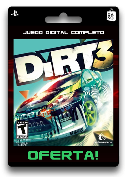 Dirt 3 - PS3 - Digital - OFERTA!