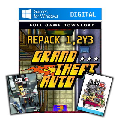 GRAND THEFT AUTO 1, 2 Y 3 REPACK (GTA) - Para PC 