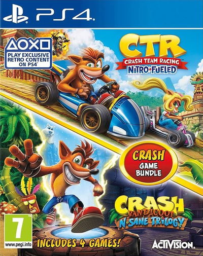 Crash Bandicoot™ Bundle - N. Sane Trilogy + CTR Nitro-Fueled - PS4 & PS5 Digital