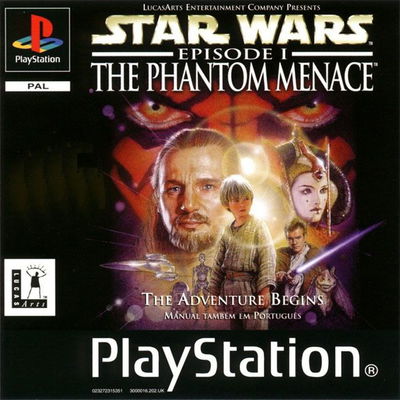 Star Wars Episodio I: La Amenaza Fantasma - PS1 - JUEGO FISICO EN CD REPRO