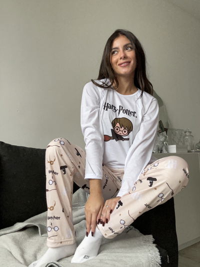 Pijama Adultos Harry Potter manga Larga