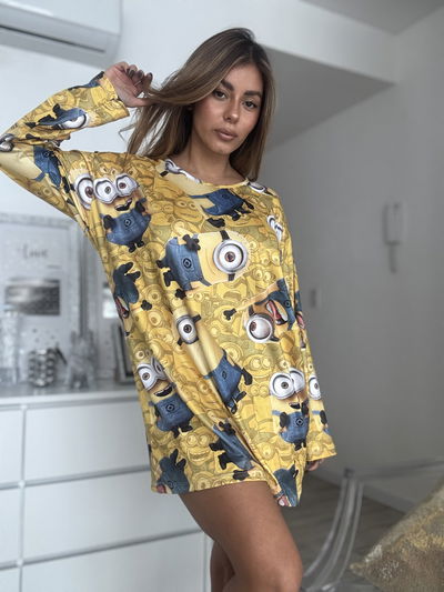 Remeron Minnions manga larga