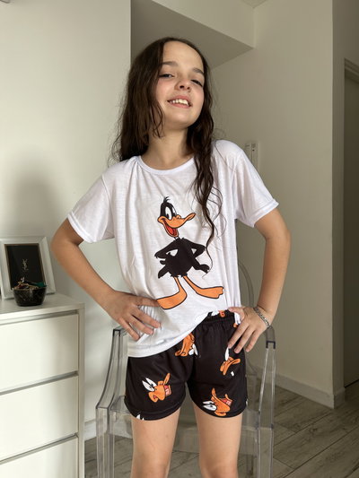 Pijama de Niños Pato lucas shorts
