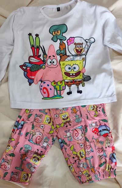 Pijama de Niños Bob esponja Manga larga