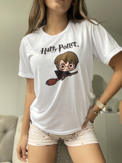 Pijama Adultos shorts Harry Potter