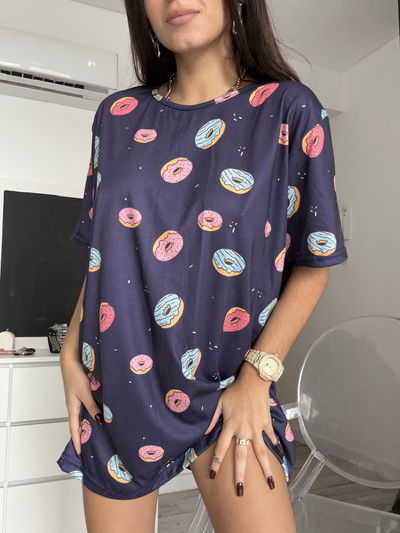 Remeron Donas manga Corta