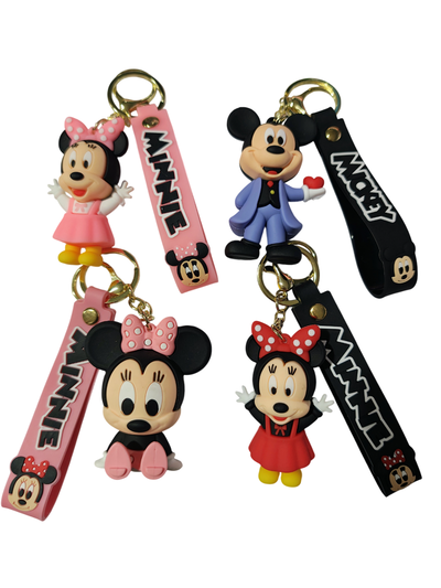 Llaveros Minnie y Mickey 