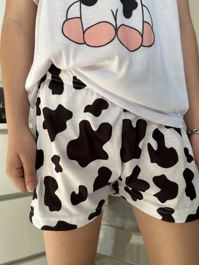 Pijama de Niños Vaca shorts