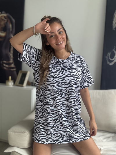 Remeron Cebras manga Corta