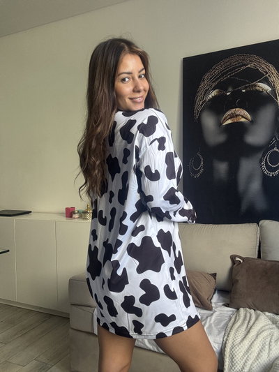 Remeron Manga Larga Vaca