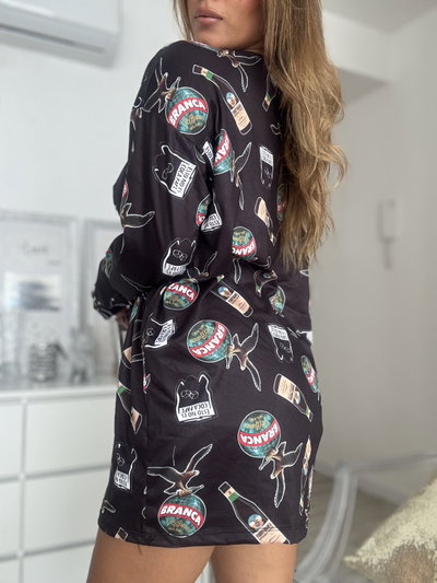 Remeron Manga Larga Fernet