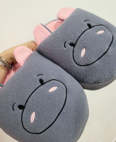 Pantuflon Hipo Gris