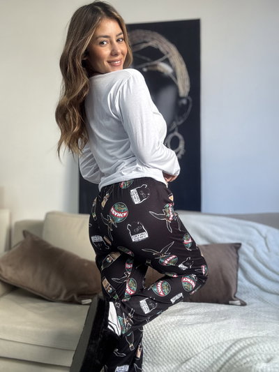 Pijama Fernet Pantalón y Manga Larga