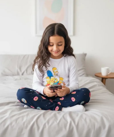 Los simpsons Niños Pantalon y Remera manga Larga