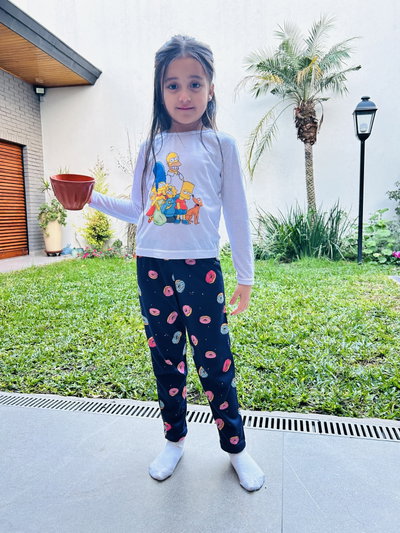 Los simpsons Niños Pantalon y Remera manga Larga