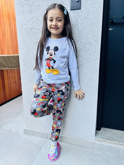 Mickey Niños Pantalon y Remera manga Larga
