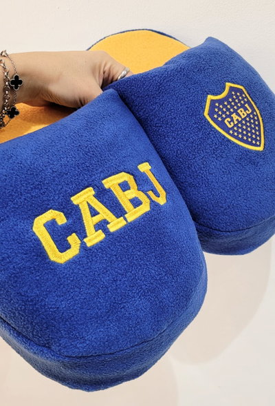 Pantuflon Boca combinado