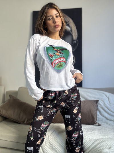 Pijama Adultos Fernet manga Larga