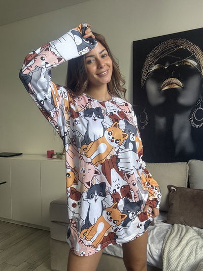 Remeron Gatito manga larga