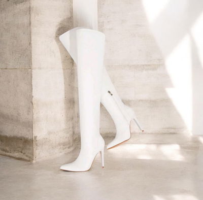 BUCANERA LUNA ECO CUERO BLANCA