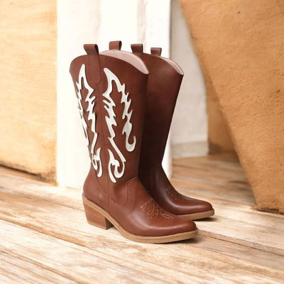 Texana Alma Marron y blanca 