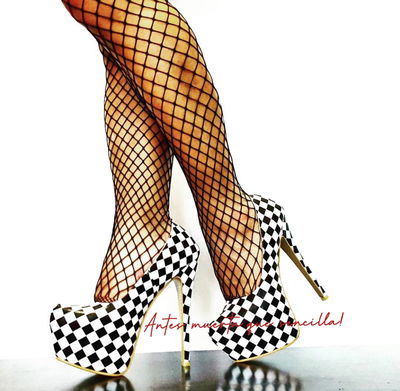 Stiletto cuadros 