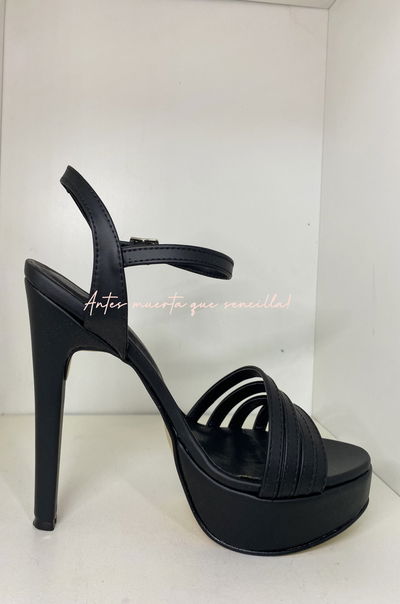Sandalia Fina Miss Negra