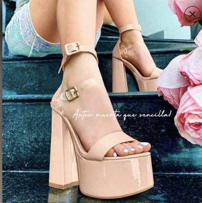 Chavela charol beige importada 