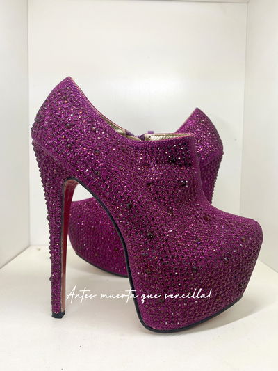 Botineta Magenta Queen