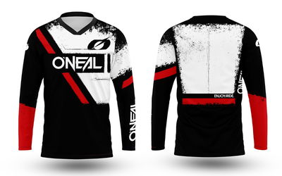Jersey Remera Manga Larga MotoCross O'NEAL Negra