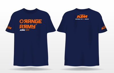 Remera de Algodón KTM ARMY ORANGE