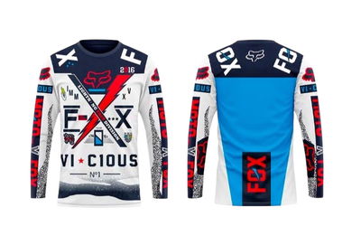 Jersey Remera M. Larga FOX 2016 AZUL