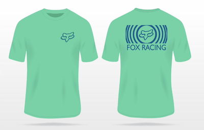 Remera de Algodón FOX VERDE AQUA