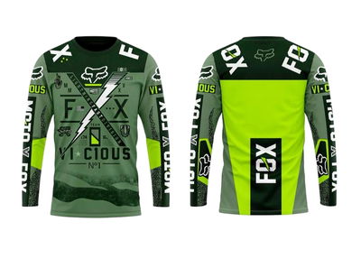 Jersey Remera M. Larga FOX VERDE