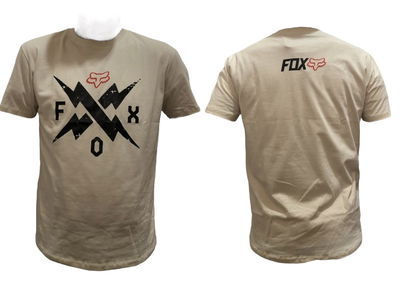 Remera de Algodón FOX CREMA