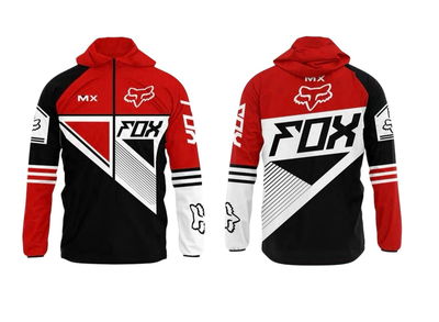 Campera FOX ROJA BLANCA