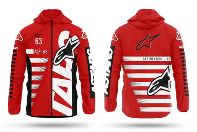 Campera ALPINESTARS ROJA Y BLANCA