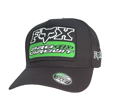 Gorra Truck FOX Negra Pro Circuit
