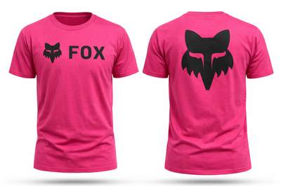 Remera de Algodón Fox Fucsia