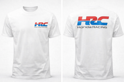 Remera de Algodón HONDA HRC Blanca