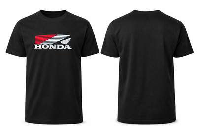 Remera de Algodón HONDA Negra (RJ-X)
