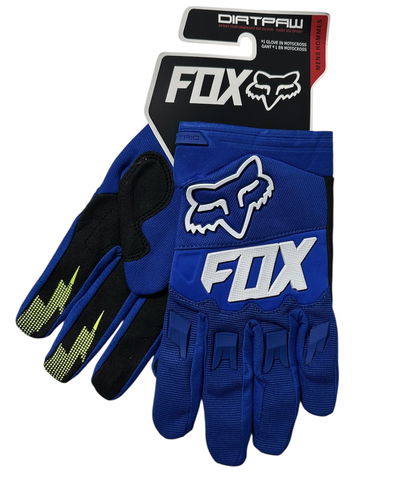 GUANTES FOX Azul / Azul y Negro